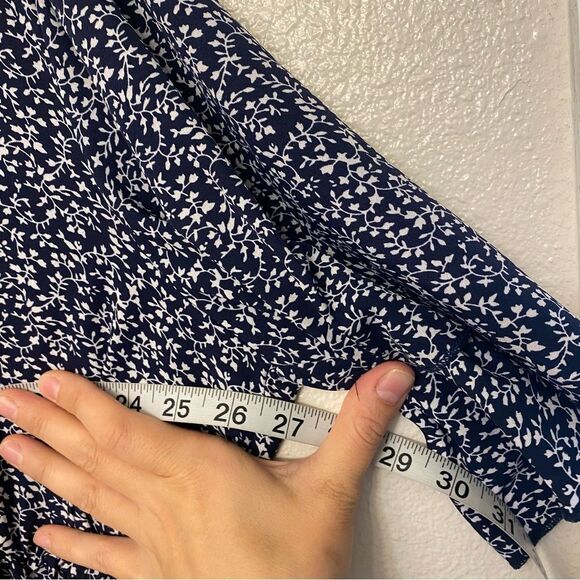 Keluummi micro Floral Maxi Wrap Dress Empire Waist flutter ruffle v neck plus 24 - Picture 10 of 14